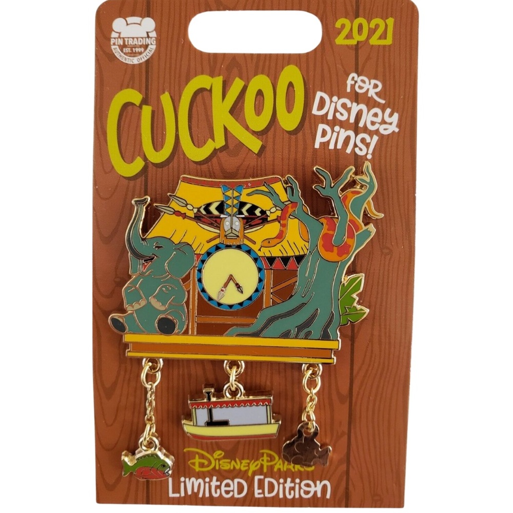 Disneyland Cuckoo for Disney 2021 Jungle Cruise Pin LE FIRM